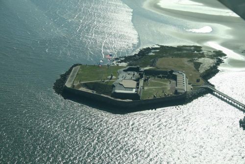 Fort Sumter in Charleston South Carolina harbor (modern view)