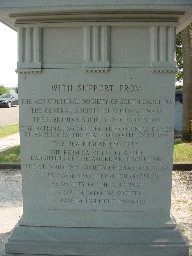 Statue of General William Moultrie from Charleston Battery Charleston SC